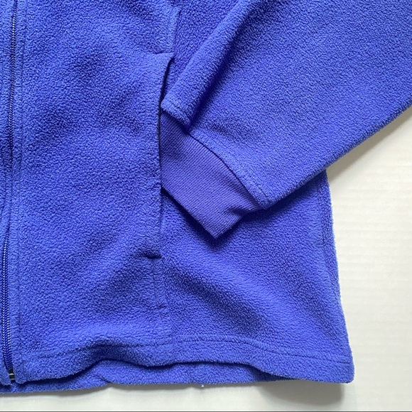 🐆 Oakley Zip Fleece Jacket with Front Side Pockets, Thumb Holes, Wide Collar - Picture 8 of 11